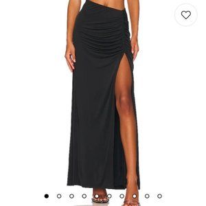 AFRM Black Maxi Skirt